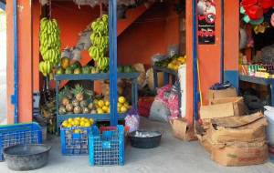 Des échoppes colorées