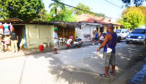 Les vendeurs de camarones de Sanchez.